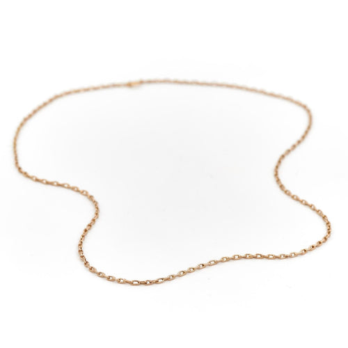 Collier Collier maille forçat en or jaune 18 carats 58 Facettes 1641726CN