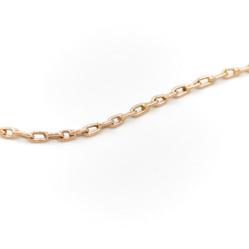 Collier Collier maille forçat en or jaune 18 carats 58 Facettes 1641726CN