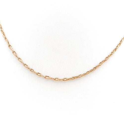 Collier Collier maille forçat en or jaune 18 carats 58 Facettes 1641726CN