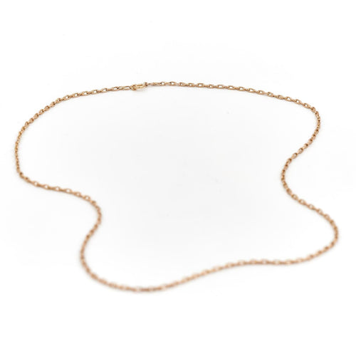 Collier Collier maille forçat en or jaune 18 carats 58 Facettes 1641726CN