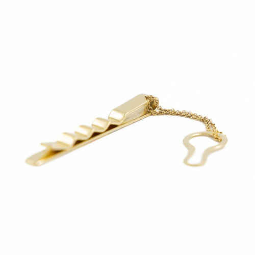 Collier Chimento - Pince à cravate en or jaune, rose et blanc avec diamants 58 Facettes 1644004CN