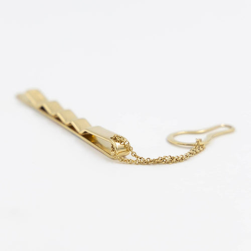 Collier Chimento - Pince à cravate en or jaune, rose et blanc avec diamants 58 Facettes 1644004CN