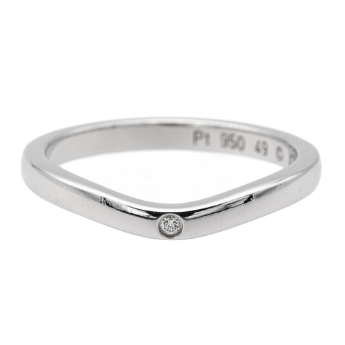 Bague 49 Cartier Bague Alliance Ballerine Platine Diamant 58 Facettes 1644038CN