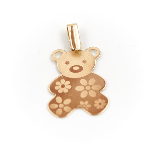 Pendentif Pendentif ours en or jaune 18 carats 58 Facettes 1648968CN