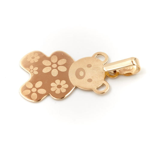 Pendentif Pendentif ours en or jaune 18 carats 58 Facettes 1648968CN