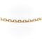 Collier Collier maille forçat en or jaune 18 carats 58 Facettes 1649068CN