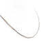 Collier Collier maille forçat en or blanc 18 carats 58 Facettes 1649198CN