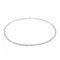Collier Collier maille forçat en or blanc 18 carats 58 Facettes 1649198CN