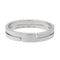 Bague 58 Dinh Van Bague Alliance Seventies Or blanc 58 Facettes 1649322CN
