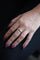 Bague 58 Dinh Van Bague Alliance Seventies Or blanc 58 Facettes 1649322CN