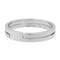 Bague 58 Dinh Van Bague Alliance Seventies Or blanc 58 Facettes 1649322CN