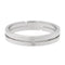 Bague 58 Dinh Van Bague Alliance Seventies Or blanc 58 Facettes 1649322CN