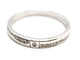 Bague 54 Bague Demi alliance Or blanc Diamant 58 Facettes 1650248CN