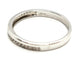 Bague 54 Bague Demi alliance Or blanc Diamant 58 Facettes 1650248CN