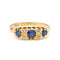 Bague 59.5 Nathan Brothers - Bague en or jaune 18 carats saphirs et diamants 58 Facettes 558EE3F8A59C425D8B94B2A13F4157ED