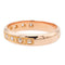 Bague 55 Bague demi-alliance en or rose 18 carats et diamants 58 Facettes 1653928CN