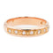 Bague 55 Bague Demi alliance Or rose Diamant 58 Facettes 1653928CN