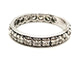 Bague 59 Bague Alliance Or blanc Diamant 58 Facettes 1653945CN