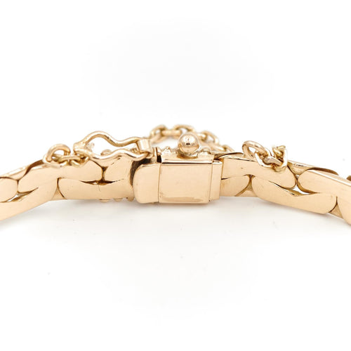 Bracelet Bracelet Maille haricot Or jaune 58 Facettes 1655173CN