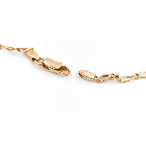 Collier Collier maille alternée en or jaune 18 carats 58 Facettes 1660461CN