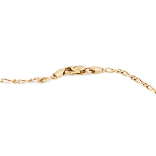 Collier Collier maille alternée en or jaune 18 carats 58 Facettes 1660461CN