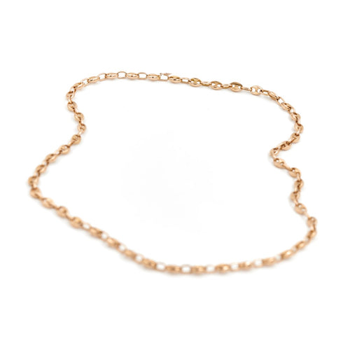 Collier Collier maille grain de café en or jaune 18 carats 58 Facettes 1660472CN