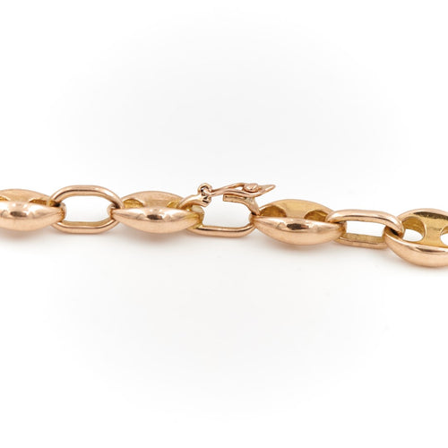 Collier Collier maille grain de café en or jaune 18 carats 58 Facettes 1660472CN