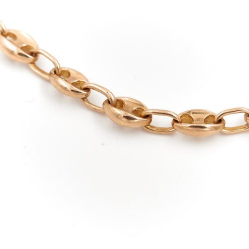 Collier Collier maille grain de café en or jaune 18 carats 58 Facettes 1660472CN