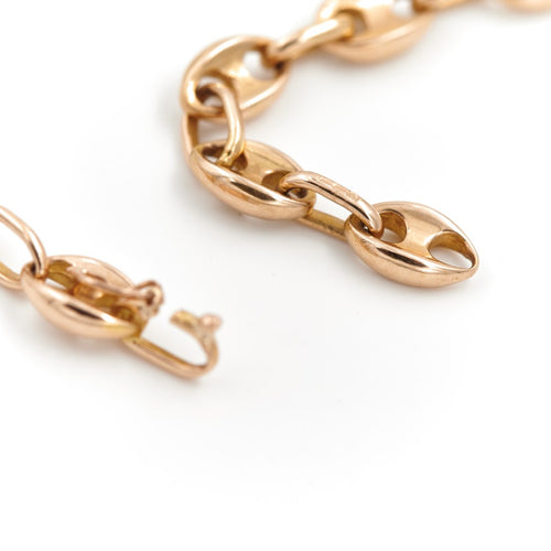 Collier Collier maille grain de café en or jaune 18 carats 58 Facettes 1660472CN