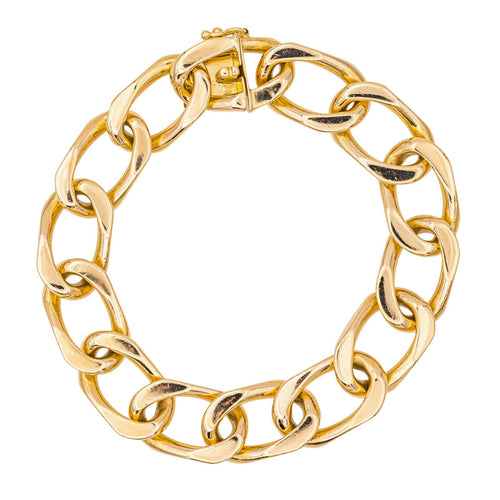 Bracelet Bracelet Maille gourmette Or rose 58 Facettes 1667904CN