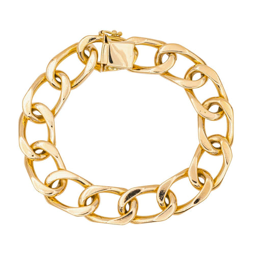 Bracelet Bracelet Maille gourmette Or rose 58 Facettes 1667904CN