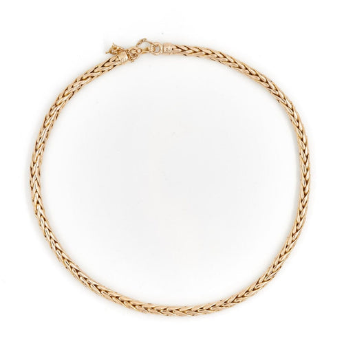 Collier Collier maille palmier en or jaune 18 carats 58 Facettes 1668018CN