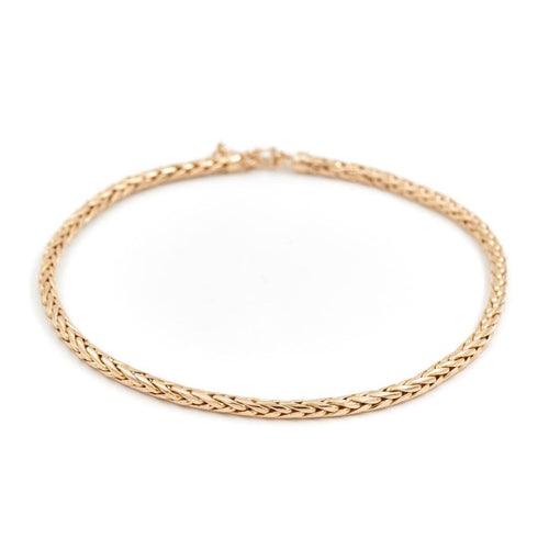 Collier Collier maille palmier en or jaune 18 carats 58 Facettes 1668018CN