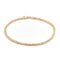 Collier Collier maille palmier en or jaune 18 carats 58 Facettes 1668018CN