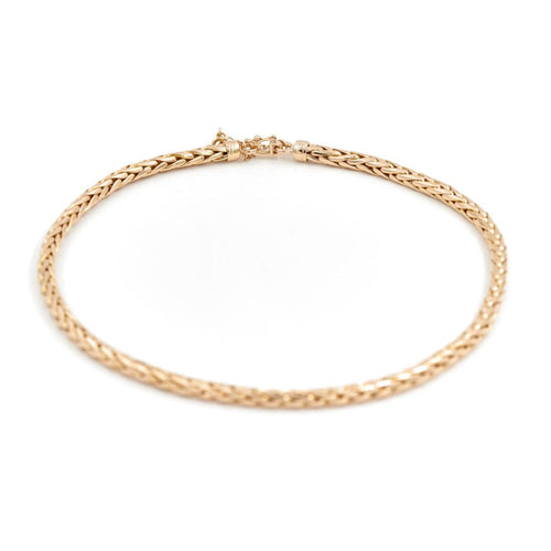 Collier Collier maille palmier en or jaune 18 carats 58 Facettes 1668018CN