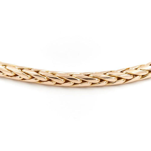 Collier Collier maille palmier en or jaune 18 carats 58 Facettes 1668018CN