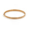 Bracelet Bracelet jonc ovale torsadé en or jaune 18 carats 58 Facettes 1668307CN