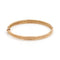 Bracelet Bracelet jonc ovale torsadé en or jaune 18 carats 58 Facettes 1668307CN