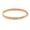 Bracelet Bracelet jonc ovale torsadé en or jaune 18 carats 58 Facettes 1668307CN