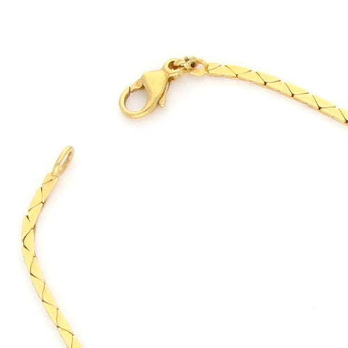 Collier Friedrich Binder - Collier maillon cobra en or jaune 14 carats 58 Facettes 0B72E09B1B374F37B2CEFA99703B6063