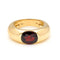 Bague 54 Bague gitane en or jaune 18 carats au grenat 58 Facettes 73358174AEDF443E82EE303873FD187A