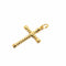 Pendentif Croix stylisée - Pendentif en or jaune 18k 58 Facettes 93483049
