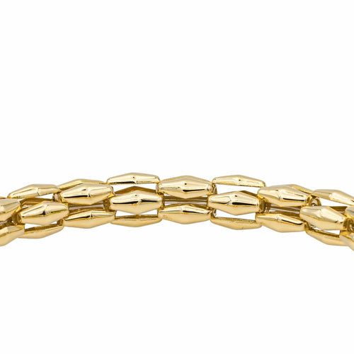 Bracelet Bracelet Jonc Or jaune, Or blanc Saphir 58 Facettes 1680698CN