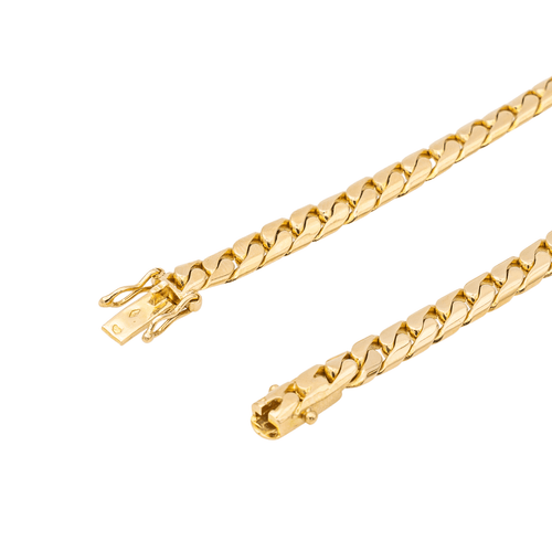 Collier Collier Maille anglaise Or jaune Rubis, Diamant 58 Facettes 1692650CN