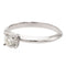 Bague 51 Bague solitaire en platine 950 avec diamant 0,50 ct 58 Facettes 1692970CN