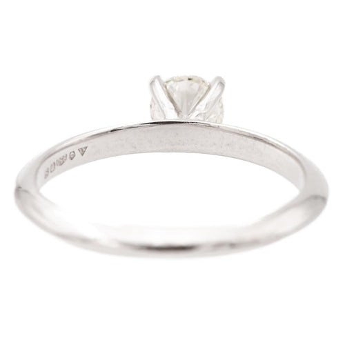 Bague 51 Bague solitaire en platine 950 avec diamant 0,50 ct 58 Facettes 1692970CN