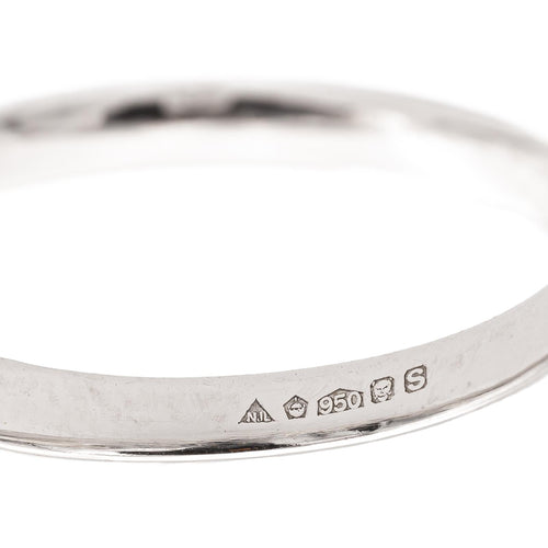 Bague 51 Bague solitaire en platine 950 avec diamant 0,50 ct 58 Facettes 1692970CN