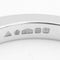Bague 50.5 Alliance demi-tour en platine 950 sertie de diamants 58 Facettes 1692971CN