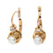 Boucles d'oreilles Boucles d’oreilles dormeuses - Perles et diamants taille rose en or 18k 58 Facettes 05B74D8294B146B588081AF9D6B0066A