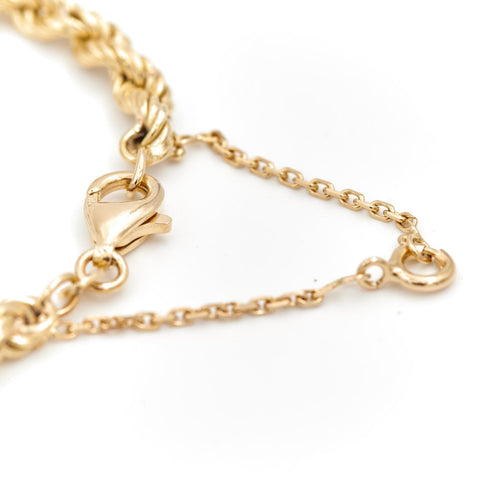 Collier Collier maille corde en or jaune 18 carats 58 Facettes 1696360CN